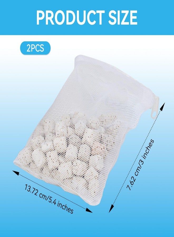 FKBYM 220 غرام، عبوتان من وسائط الترشيح البيولوجي لأحواض السمك، متوافقة مع فلتر Fluval U تحت الماء BioMax U2 U3 U4، وسائط ترشيح حلقات السيراميك البيولوجي، لأحواض السمك، وأحواض الأسماك، والبرك، وفلاتر العلب، A495 - Image 2